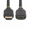 StarTech.com 3,3 pėdų (1 m) HDMI 2.0 ilginimo laidas, didelės spartos HDMI prievado apsaugos laidas, 4K 60Hz, HDMI vyriškas į moterišką ilginimo adapteris, HDMI ilginimo laidas, V/M