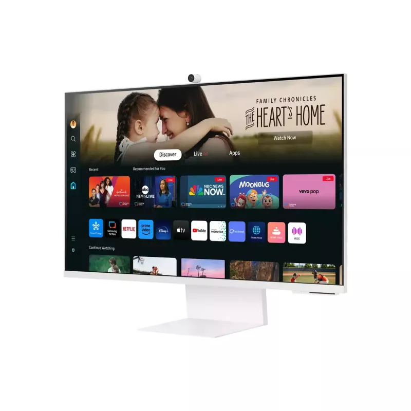 Samsung M80D monitorius kompiuteriui 81,3 cm (32 coliai) 3840 x 2160 pikselių 4K Ultra HD LED Baltas