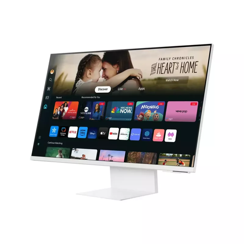 Samsung M80D monitorius kompiuteriui 81,3 cm (32 coliai) 3840 x 2160 pikselių 4K Ultra HD LED Baltas