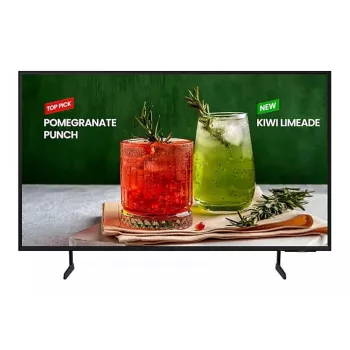 Samsung BE75D-H skaitmeninės reklamos plokščiasis ekranas 190,5 cm (75 colių) LED Wi-Fi 4K Ultra HD juodas Tizen 16/7