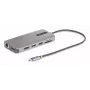 StarTech.com USB-C kelių monitorių adapteris, du 4K 60Hz + 4K 30Hz HDMI ir DisplayPort, 4 prievadų USB šakotuvas, 100W PD perdavimas, GbE, SD/MicroSD kortelių skaitytuvai