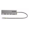 StarTech.com USB-C kelių monitorių adapteris, du 4K 60Hz + 4K 30Hz HDMI ir DisplayPort, 4 prievadų USB šakotuvas, 100W PD perdavimas, GbE, SD/MicroSD kortelių skaitytuvai