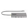 StarTech.com USB-C kelių monitorių adapteris, du 4K 60Hz + 4K 30Hz HDMI ir DisplayPort, 4 prievadų USB šakotuvas, 100W PD perdavimas, GbE, SD/MicroSD kortelių skaitytuvai