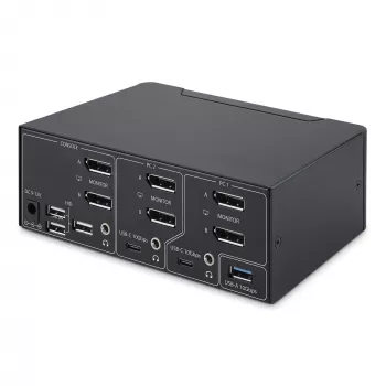 StarTech.com P2CDD143-KVM-SWITCH KVM jungiklis, juodas