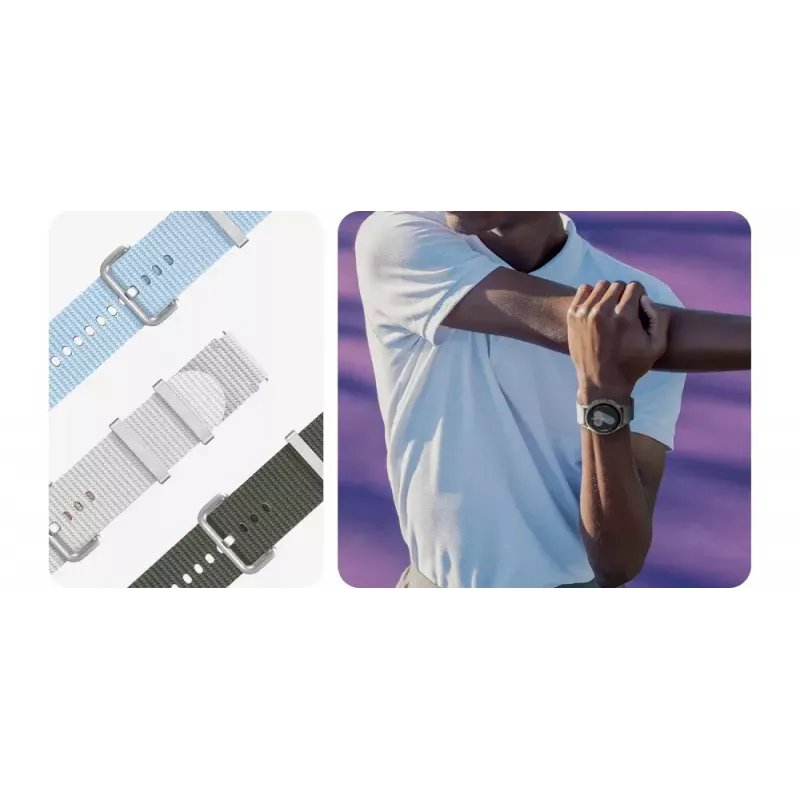 Samsung Athleisure juostelė M/L Galaxy Watch 7 Sidabrinė