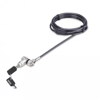 StarTech.com 3-in-1 Universal Laptop Lock 6.6ft (2m) – universalus nešiojamojo kompiuterio užraktas su pagrindiniu raktu