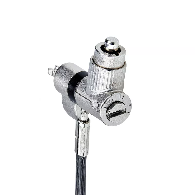 StarTech.com 3-in-1 Universal Laptop Lock 6.6ft (2m) – universalus nešiojamojo kompiuterio užraktas su pagrindiniu raktu