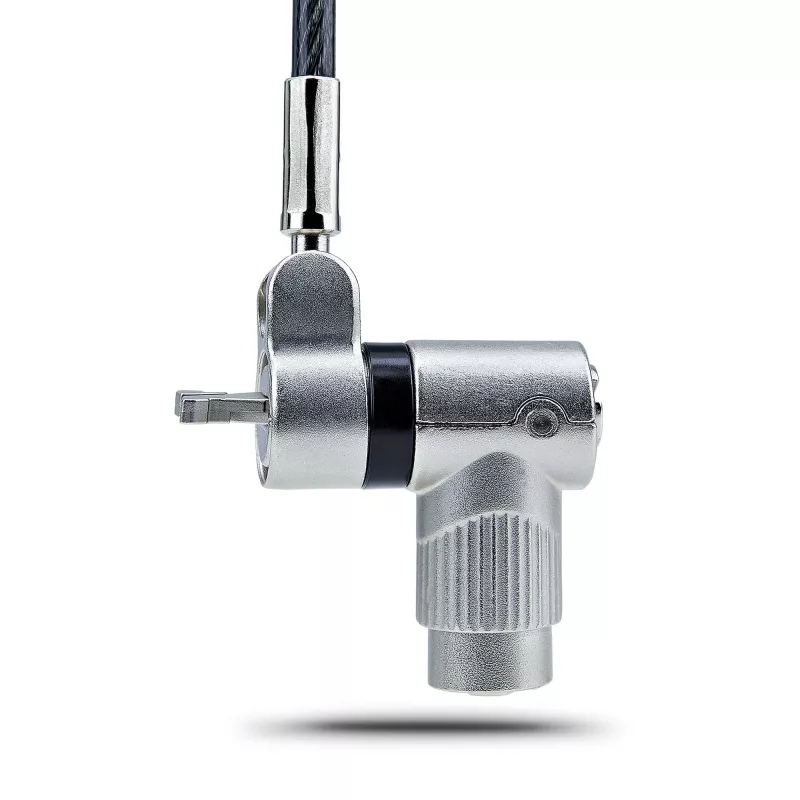 StarTech.com 3-in-1 Universal Laptop Lock 6.6ft (2m) – universalus nešiojamojo kompiuterio užraktas su pagrindiniu raktu