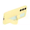 Dėklas Samsung Galaxy S24 FE Monochromatic Yellow su stalinio stovo funkcija