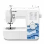 Siuvimo mašina Brother RH137 – 37 siūlių raštai, dygsnio ilgis 4 mm, plotis 5 mm, lengva nešiojama