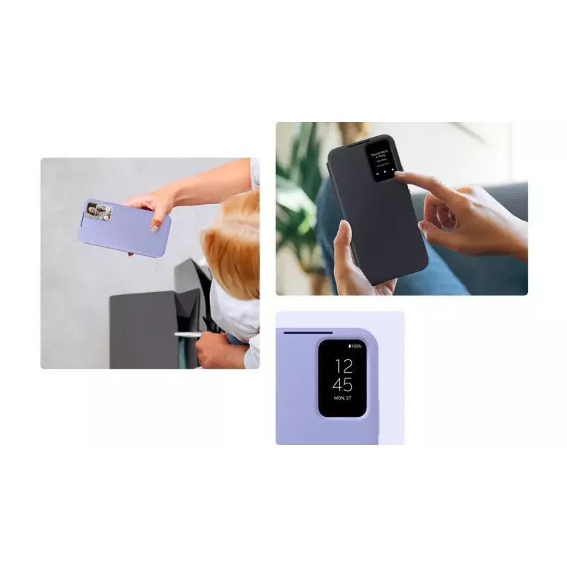 Samsung EF-ZA546 dėklas mobiliesiems telefonams 16,3 cm (6,4 colio) piniginės tipo dėklas Juoda
