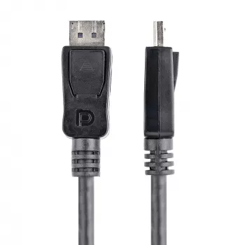 StarTech.com 10ft (3m) DisplayPort 1.2 laidas - 4K x 2K itin didelės raiškos VESA sertifikuotas DisplayPort laidas - DP į DP monitoriaus laidas - DP vaizdo/ekrano laidas su fiksavimo jungtimis