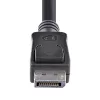 StarTech.com 10ft (3m) DisplayPort 1.2 laidas - 4K x 2K itin didelės raiškos VESA sertifikuotas DisplayPort laidas - DP į DP monitoriaus laidas - DP vaizdo/ekrano laidas su fiksavimo jungtimis