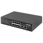 Intellinet 8 prievadų Gigabit Ethernet PoE+ komutatorius 120W su 2 uplink prievadais