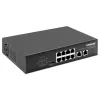 Intellinet 8 prievadų Gigabit Ethernet PoE+ komutatorius 120W su 2 uplink prievadais