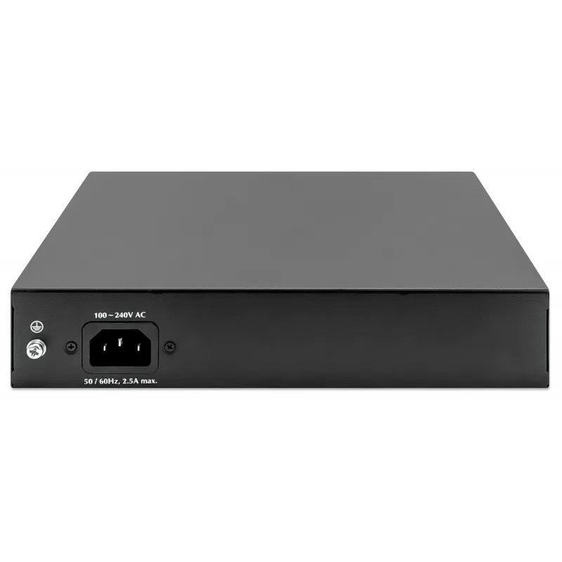 Intellinet 8 prievadų Gigabit Ethernet PoE+ komutatorius 120W su 2 uplink prievadais