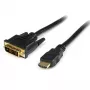 StarTech.com HDDVIMM2M HDMI į DVI-D laidas, 2 m, HDMI, DVI-D, vyriškas, vyriškas, auksuoti kontaktai