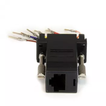 StarTech.com DB9 į RJ45 modulinis adapteris - M/F, DB-9, RJ-45, juodas