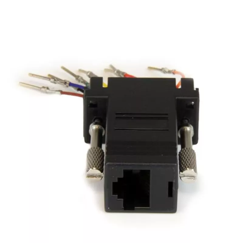 StarTech.com DB9 į RJ45 modulinis adapteris - M/F, DB-9, RJ-45, juodas