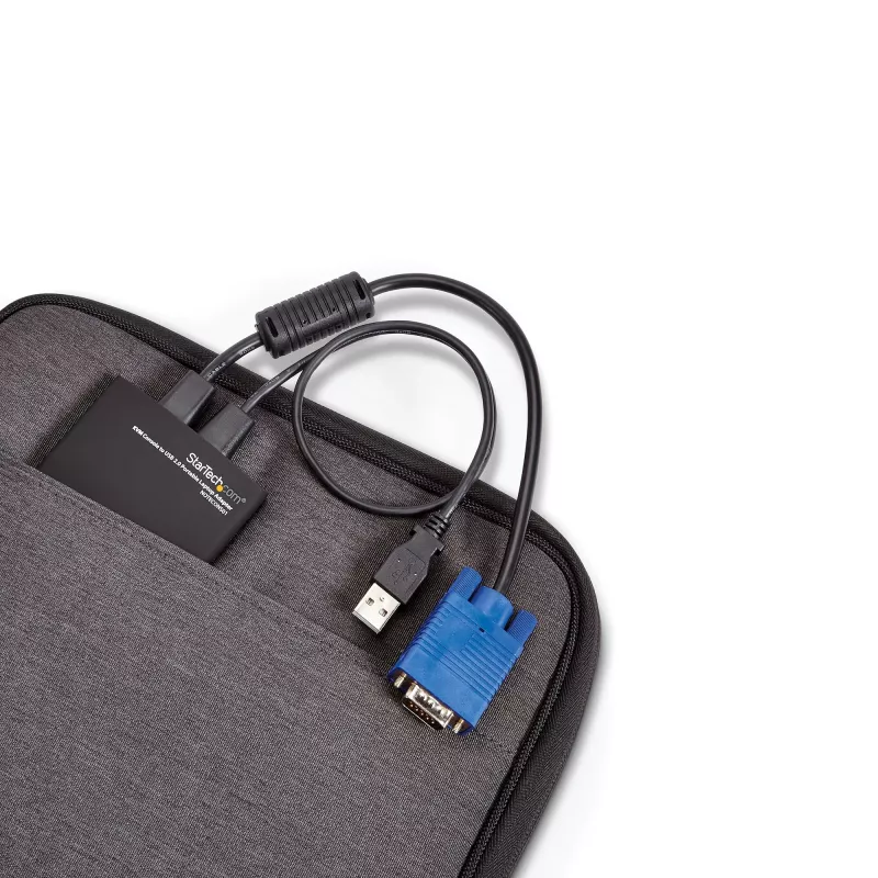 StarTech.com KVM Console į USB 2.0 nešiojamas avarinės prieigos adapteris