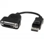 StarTech.com DP2DVIS – Aktyvus DisplayPort į DVI-D adapteris / vaizdo keitiklis 1080p, DP 1.2 į DVI monitoriaus kabelio adapteris, su fiksavimo DisplayPort jungtimi