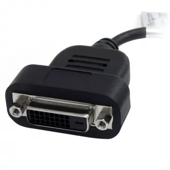 StarTech.com DP2DVIS – Aktyvus DisplayPort į DVI-D adapteris / vaizdo keitiklis 1080p, DP 1.2 į DVI monitoriaus kabelio adapteris, su fiksavimo DisplayPort jungtimi