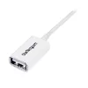 StarTech.com 3m baltas USB 2.0 ilginimo kabelis A-A – kištukas / lizdas