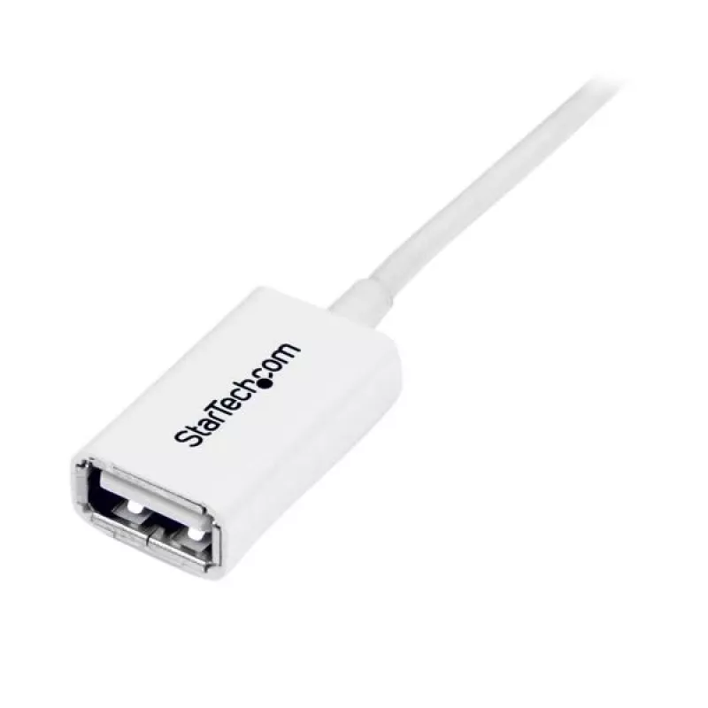 StarTech.com 3m baltas USB 2.0 ilginimo kabelis A-A – kištukas / lizdas