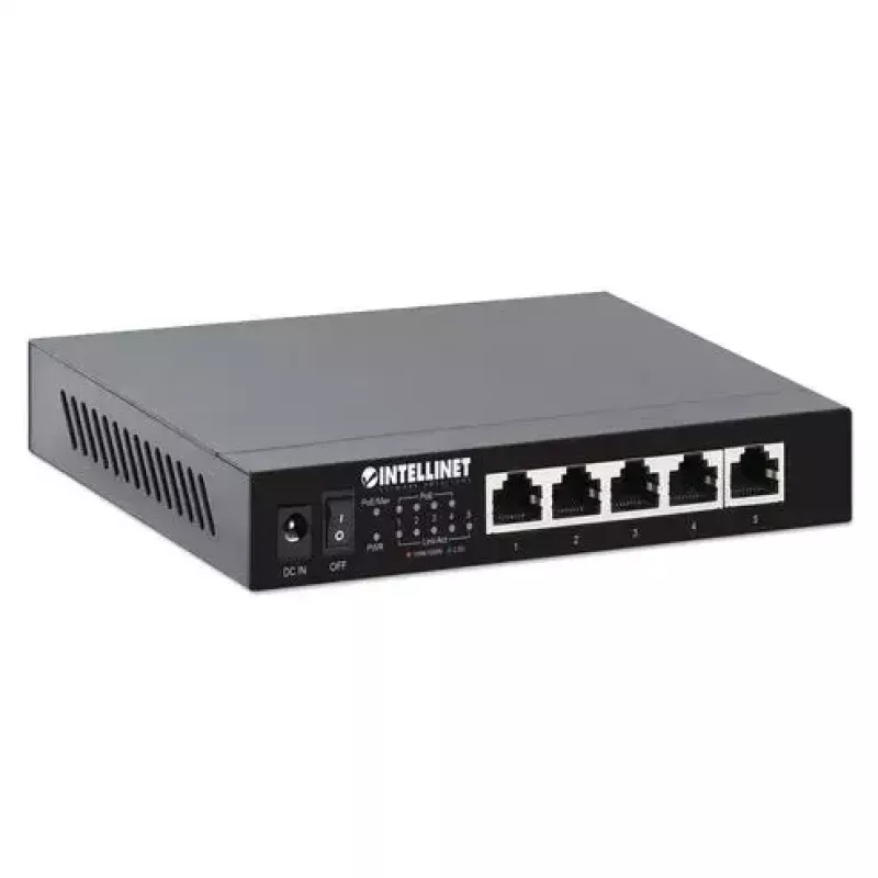 Nevaldomas jungiklis Intellinet 5 prievadų 2.5G Ethernet PoE+ 55W