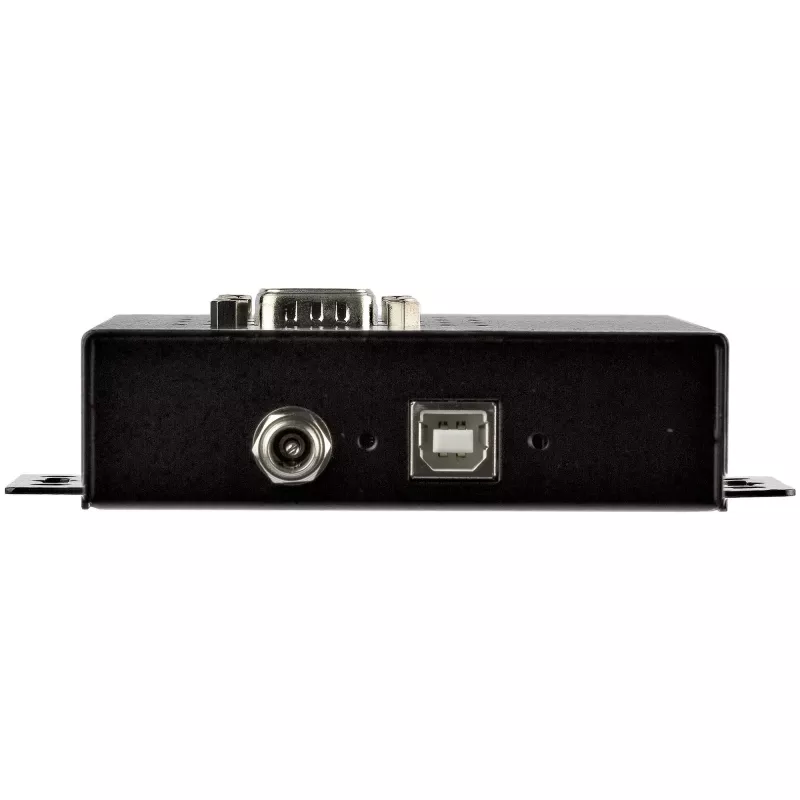 StarTech.com 4 prievadų serijinis USB į RS232/RS485/RS422 adapteris - Pramoninis USB 2.0 į DB9 serijinį keitiklį - IP30 - Tvirtinamas ant DIN bėgio - Metalinis serijinis USB mazgas - 15 kV ESD apsauga