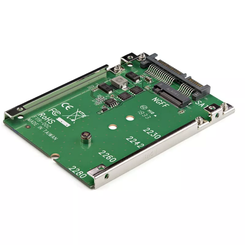 StarTech.com M.2 SATA SSD į 2,5 colio SATA adapteris - M.2 NGFF į SATA keitiklis - 7 mm - atviro rėmo laikiklis
