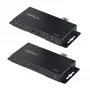 StarTech.com 4K HDMI per šviesolaidį prailgintuvas, 4K 60Hz iki 3300 pėdų/1 km (vienmodis) arba 1000 pėdų/300 m (daugiamodis) LC šviesolaidis, HDR, HDCP, 3.5 mm garsas/RS232/IR prailgintuvas, siųstuvas ir imtuvas