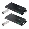 StarTech.com 4K HDMI per šviesolaidį prailgintuvas, 4K 60Hz iki 3300 pėdų/1 km (vienmodis) arba 1000 pėdų/300 m (daugiamodis) LC šviesolaidis, HDR, HDCP, 3.5 mm garsas/RS232/IR prailgintuvas, siųstuvas ir imtuvas