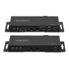 StarTech.com 4K HDMI per šviesolaidį prailgintuvas, 4K 60Hz iki 3300 pėdų/1 km (vienmodis) arba 1000 pėdų/300 m (daugiamodis) LC šviesolaidis, HDR, HDCP, 3.5 mm garsas/RS232/IR prailgintuvas, siųstuvas ir imtuvas