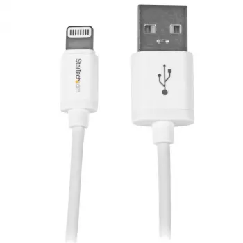 StarTech.com 1 m USB–Lightning laidas – iPhone / iPad / iPod įkrovimo ir sinchronizavimo laidas – greitas įkrovimas – Apple MFi sertifikuotas – baltas