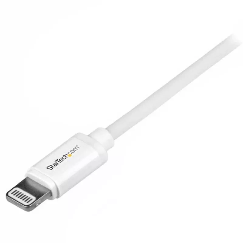 StarTech.com 1 m USB–Lightning laidas – iPhone / iPad / iPod įkrovimo ir sinchronizavimo laidas – greitas įkrovimas – Apple MFi sertifikuotas – baltas