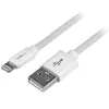 StarTech.com 2 m USB į Lightning laidas – ilgas iPhone / iPad / iPod įkrovimo laidas – Lightning į USB laidas – Apple MFi sertifikuotas – baltas