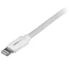 StarTech.com 2 m USB į Lightning laidas – ilgas iPhone / iPad / iPod įkrovimo laidas – Lightning į USB laidas – Apple MFi sertifikuotas – baltas