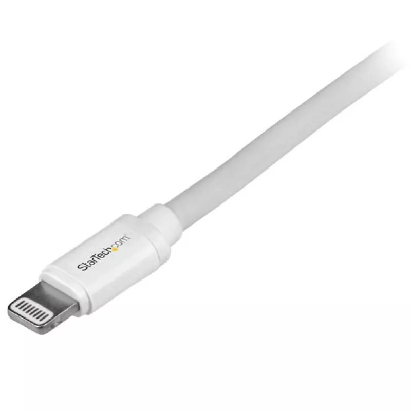 StarTech.com 2 m USB į Lightning laidas – ilgas iPhone / iPad / iPod įkrovimo laidas – Lightning į USB laidas – Apple MFi sertifikuotas – baltas