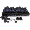StarTech.com 8 prievadų 1U stovo montavimo USB KVM jungiklio rinkinys su OSD ir kabeliais