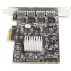 StarTech.com 4 prievadų USB PCIe kortelė – 10Gbps USB 3.1/3.2 Gen 2 Type-A PCI Express išplėtimo kortelė su 2 valdikliais – 4x USB-A – USB PCIe priedų adapterio kortelė – Windows/Mac/Linux