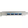 StarTech.com 4 prievadų USB PCIe kortelė – 10Gbps USB 3.1/3.2 Gen 2 Type-A PCI Express išplėtimo kortelė su 2 valdikliais – 4x USB-A – USB PCIe priedų adapterio kortelė – Windows/Mac/Linux