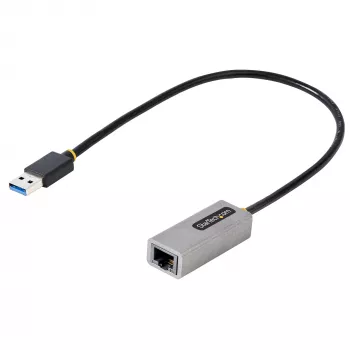 StarTech.com USB 3.0 į Gigabit Ethernet tinklo adapteris - 10/100/1000 Mbps, USB į RJ45, USB 3.0 į LAN adapteris, USB 3.0 Ethernet adapteris (GbE), 11 colių integruotas kabelis, tvarkyklių nereikalaujantis diegimas