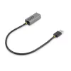 StarTech.com USB 3.0 į Gigabit Ethernet tinklo adapteris - 10/100/1000 Mbps, USB į RJ45, USB 3.0 į LAN adapteris, USB 3.0 Ethernet adapteris (GbE), 11 colių integruotas kabelis, tvarkyklių nereikalaujantis diegimas