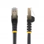 StarTech.com 5m CAT6a Ethernet kabelis - 10 Gigabit ekranuotas, be užkabinimo, RJ45, 100W PoE - 10GbE STP tinklo kabelis su įtempimo mažinimu - juodas, individualiai išbandytas, laidai sertifikuoti UL/TIA