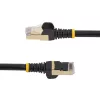 StarTech.com 5m CAT6a Ethernet kabelis - 10 Gigabit ekranuotas, be užkabinimo, RJ45, 100W PoE - 10GbE STP tinklo kabelis su įtempimo mažinimu - juodas, individualiai išbandytas, laidai sertifikuoti UL/TIA
