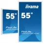 iiyama TF5539UHSC-W1AG Signage Ekranas 139,7 cm (55 col.) LED 500 cd/m² 4K Ultra HD Baltas Liečiamas 24/7