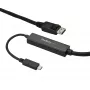 StarTech.com 3 m USB-C į DisplayPort 1.2 laidas 4K 60Hz – USB-C į DisplayPort adapterio laidas – HBR2 USB Type-C DP Alt režimo į DP monitoriaus vaizdo laidas – veikia su Thunderbolt 3 – juodas