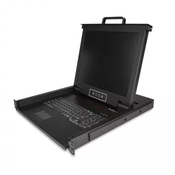 StarTech.com RKCONS1701 1U KVM konsolė su 17 inch LCD monitoriumi, VGA, USB, 1280x1024