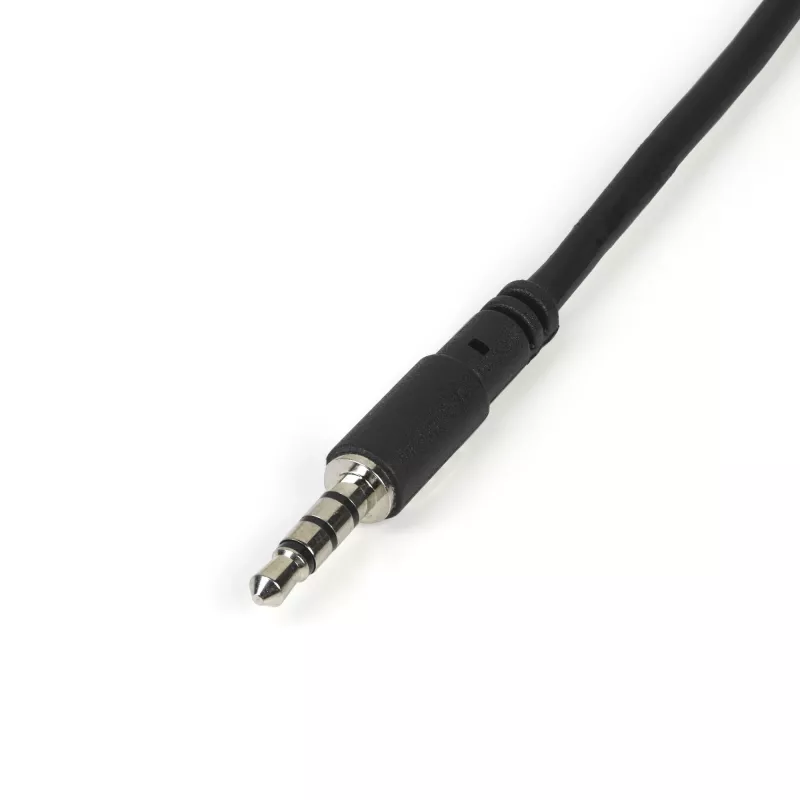 StarTech.com ausinių adapteris su atskirais ausinių ir mikrofono lizdais - 3,5 mm 4 kontaktų į 2x 3 kontaktų 3,5 mm M/F